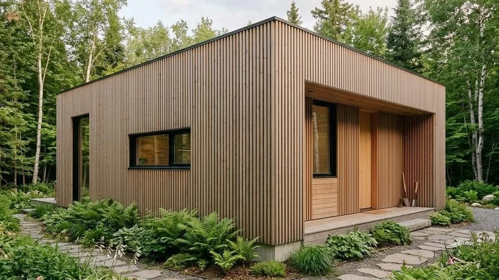 Maple Duo, deux habitations accolées aux espaces distincts – vue arrière