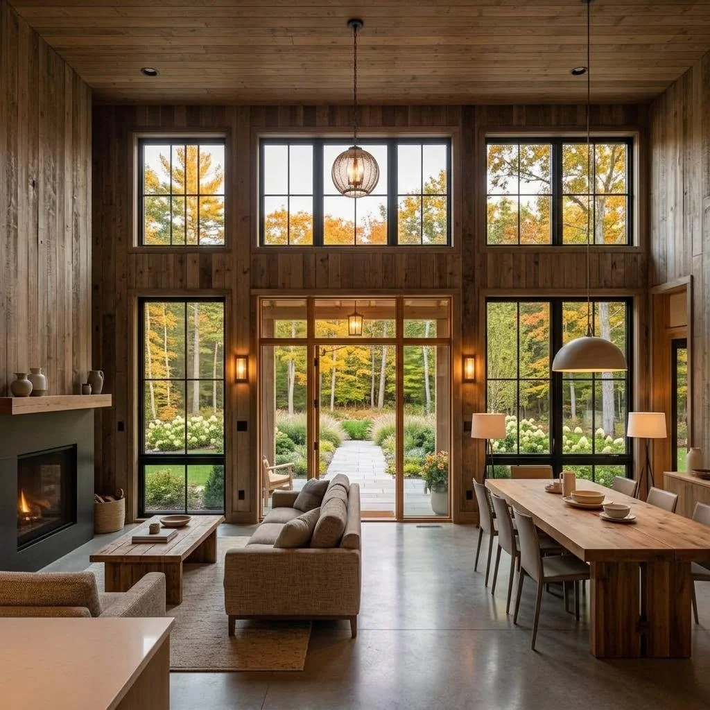 Ontario Family als zweigeschossiges Haus mit klar gegliederter Fassade – innenansicht · wohnen